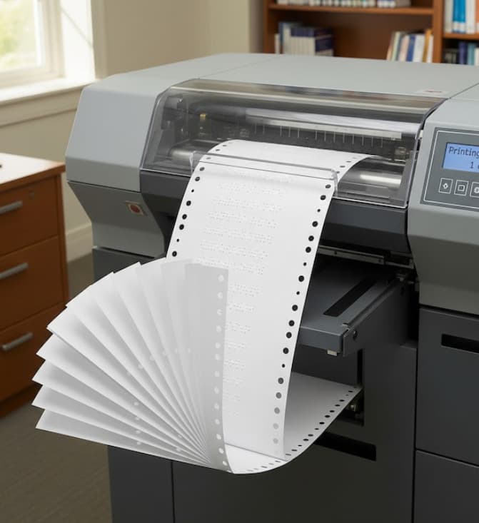 O que é formulário contínuo braille e por que sua empresa deve investir